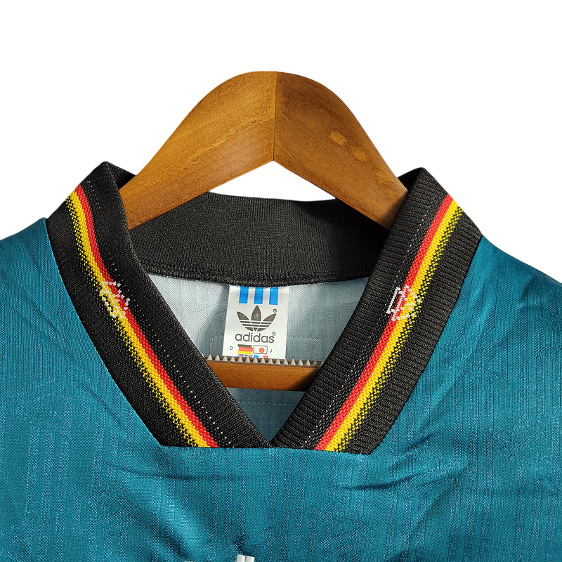 Camiseta Alemania retro 1996 segunda equipación