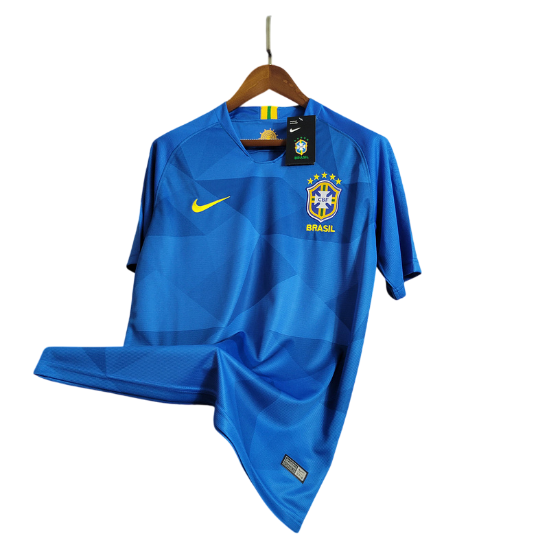 Camiseta Brasil retro 2018 segunda equipación