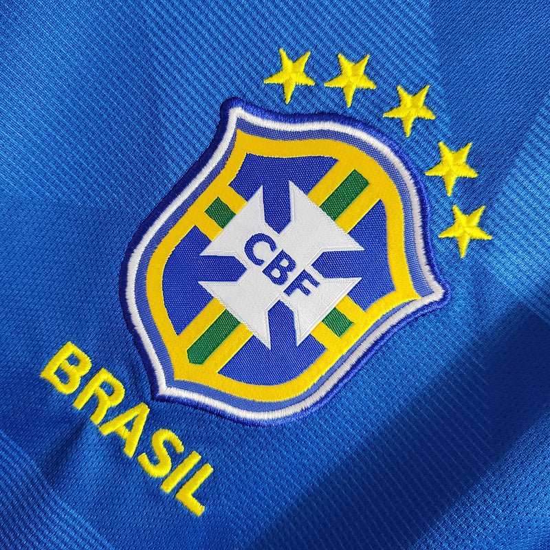 Camiseta Brasil retro 2018 segunda equipación