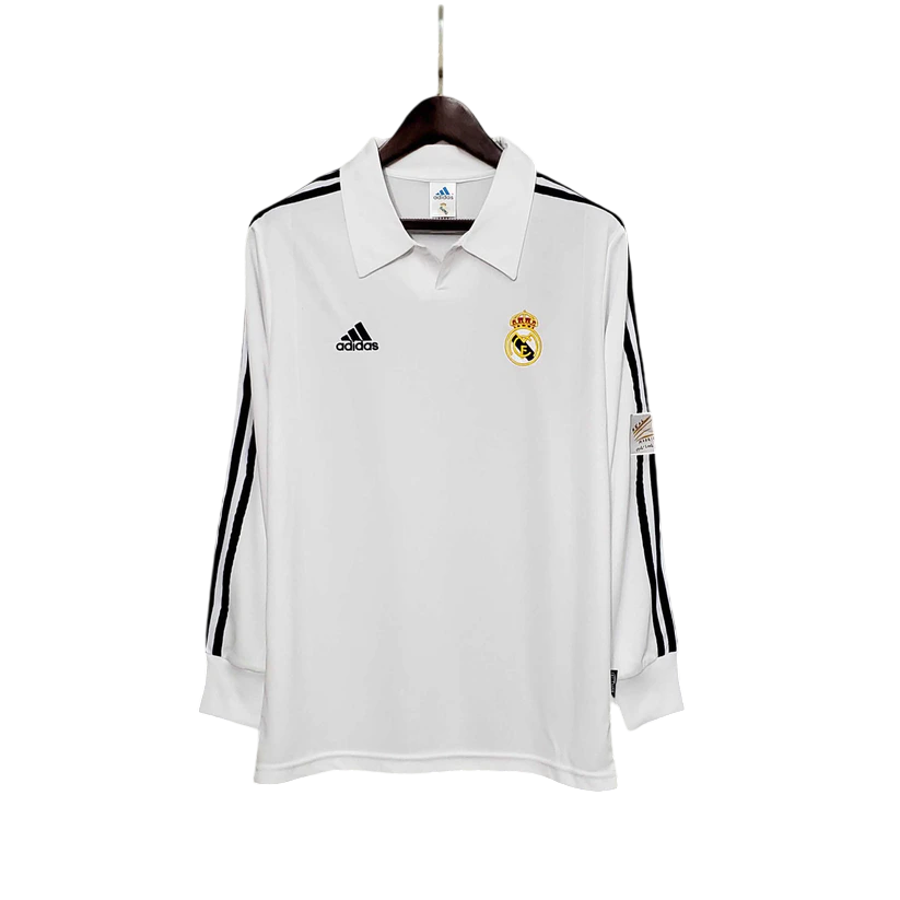 Camiseta Real Madrid 2001/02 - Manga Larga