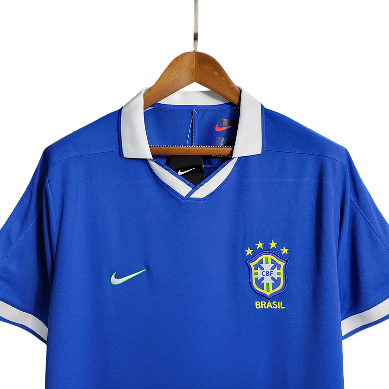 Camiseta Brasil retro 1997 segunda equipación