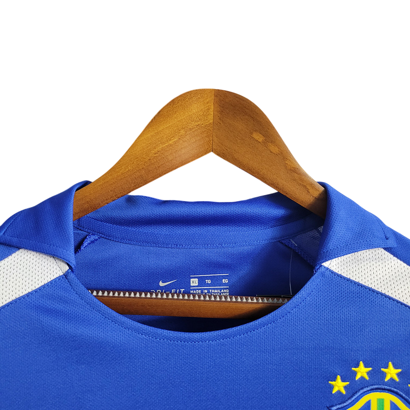 Camiseta Brasil retro 2002 segunda equipación
