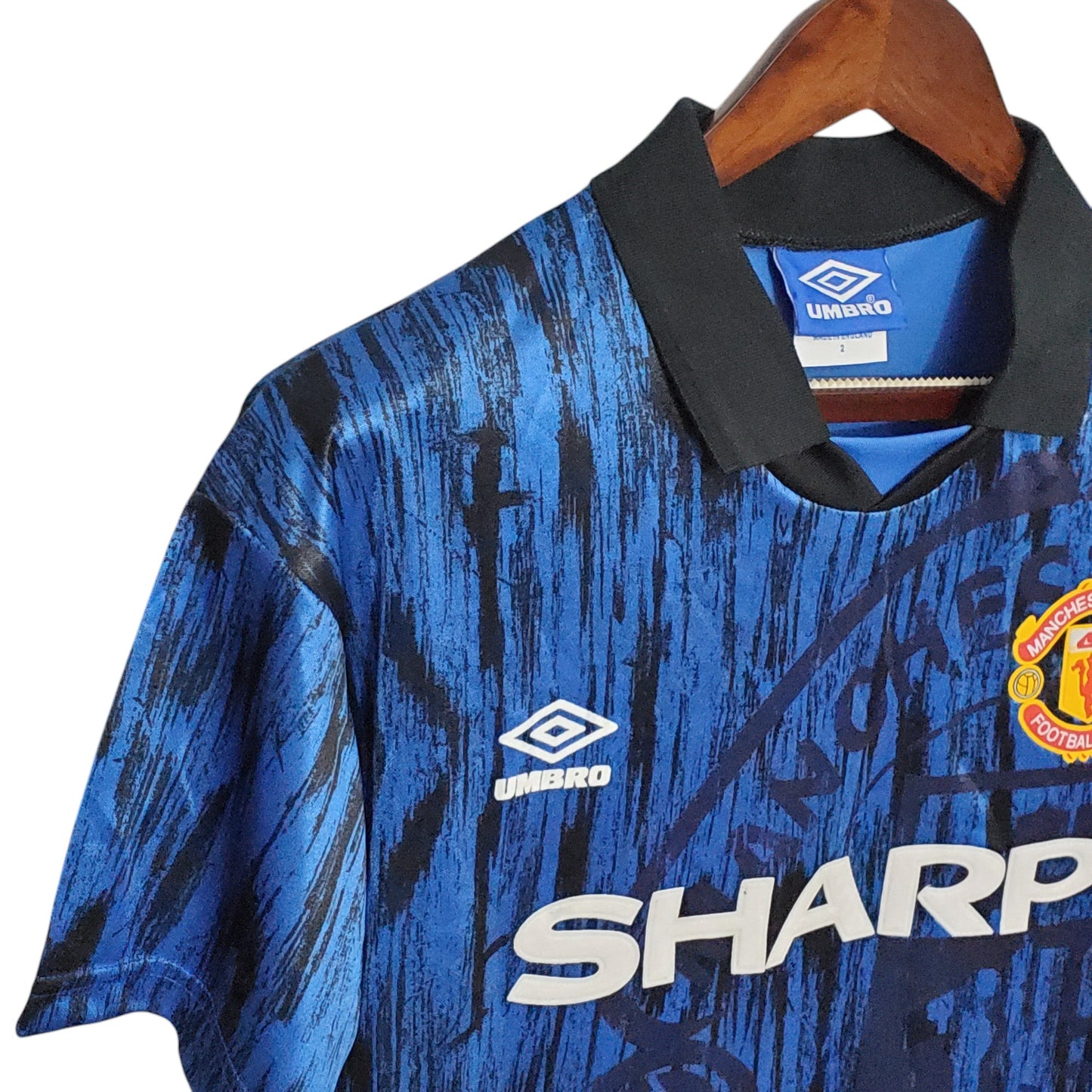 Camiseta Manchester United 1992/93 - Segunda Equipación