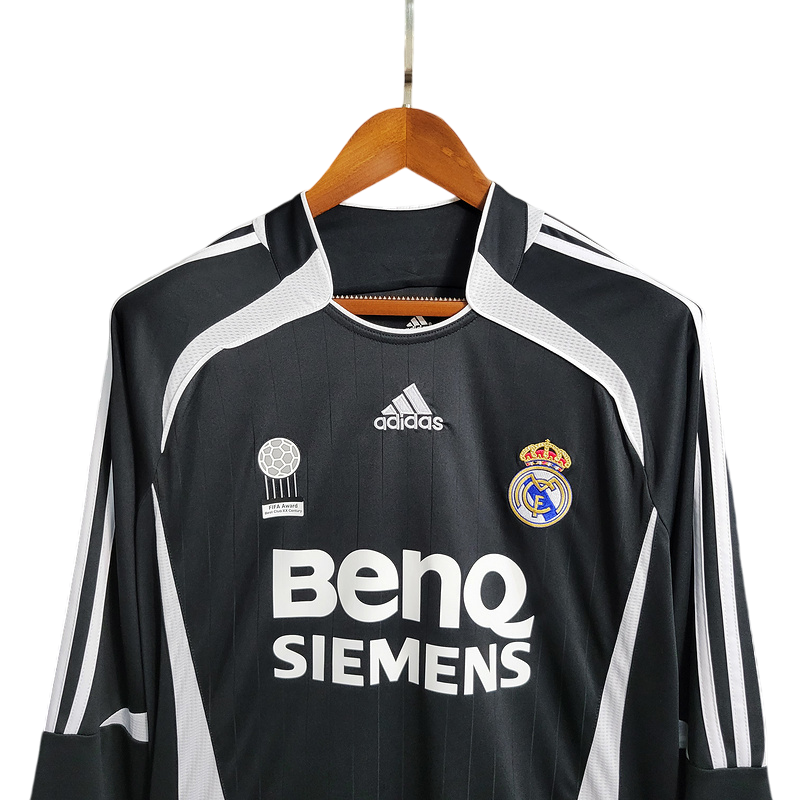 Camiseta Real Madrid 2006/07 – Segunda Equipación Manga Larga