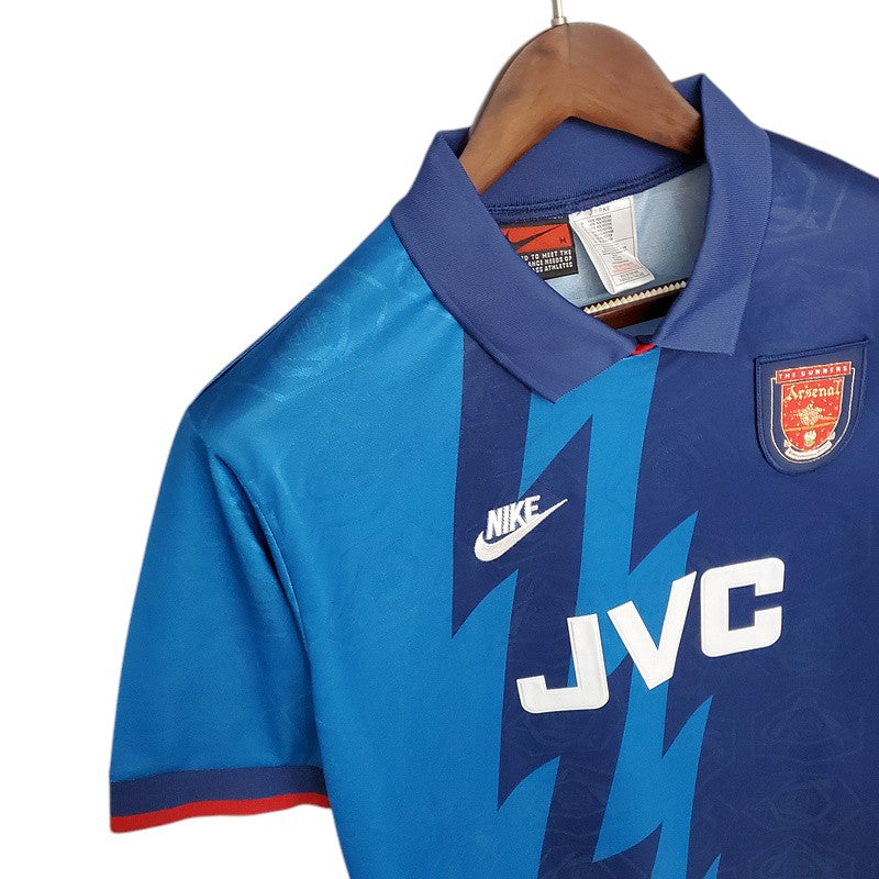 Camiseta Arsenal retro 1995-1996 segunda equipación