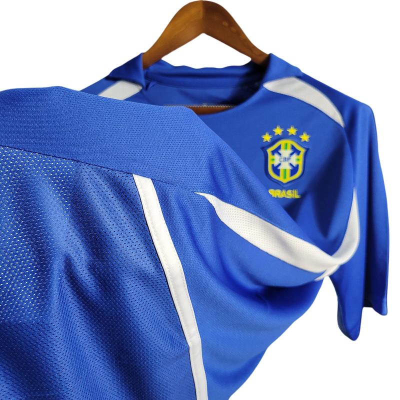 Camiseta Brasil retro 2002 segunda equipación