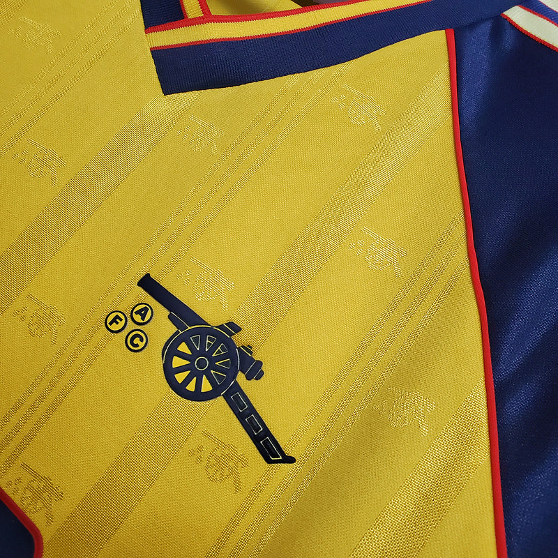 Camiseta Arsenal retro 1988-1989 segunda equipación