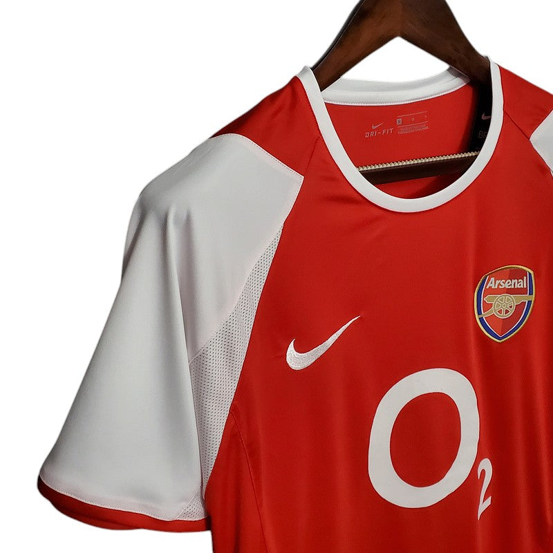 Camiseta Arsenal retro 2002-2004