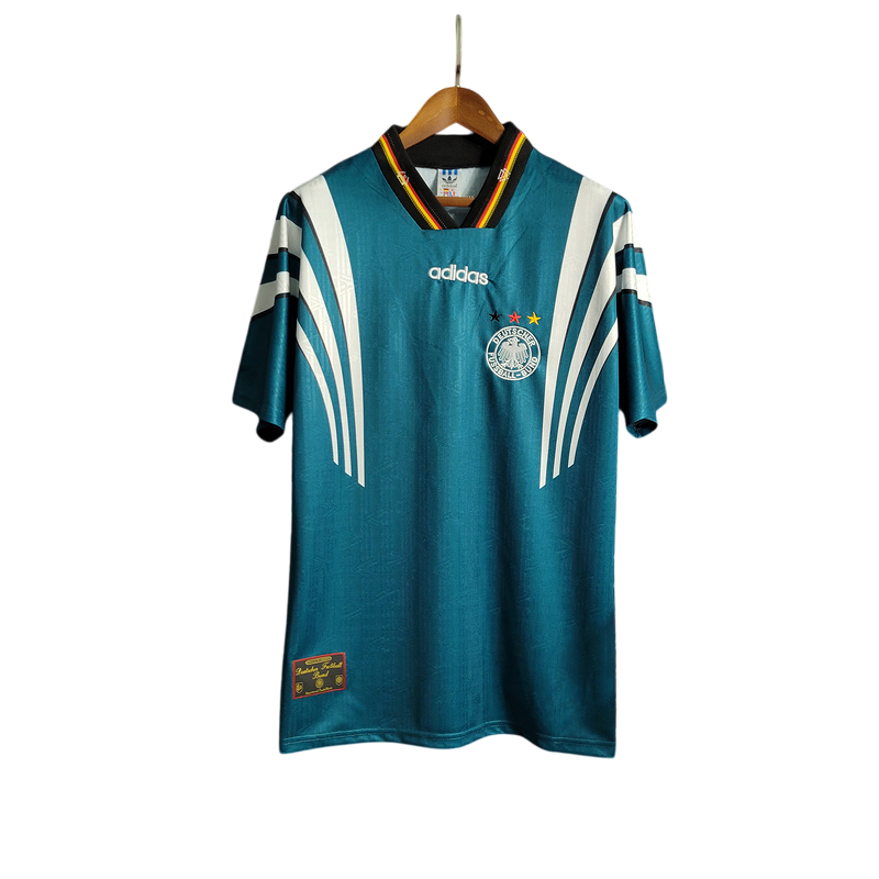 Camiseta Alemania retro 1996 segunda equipación