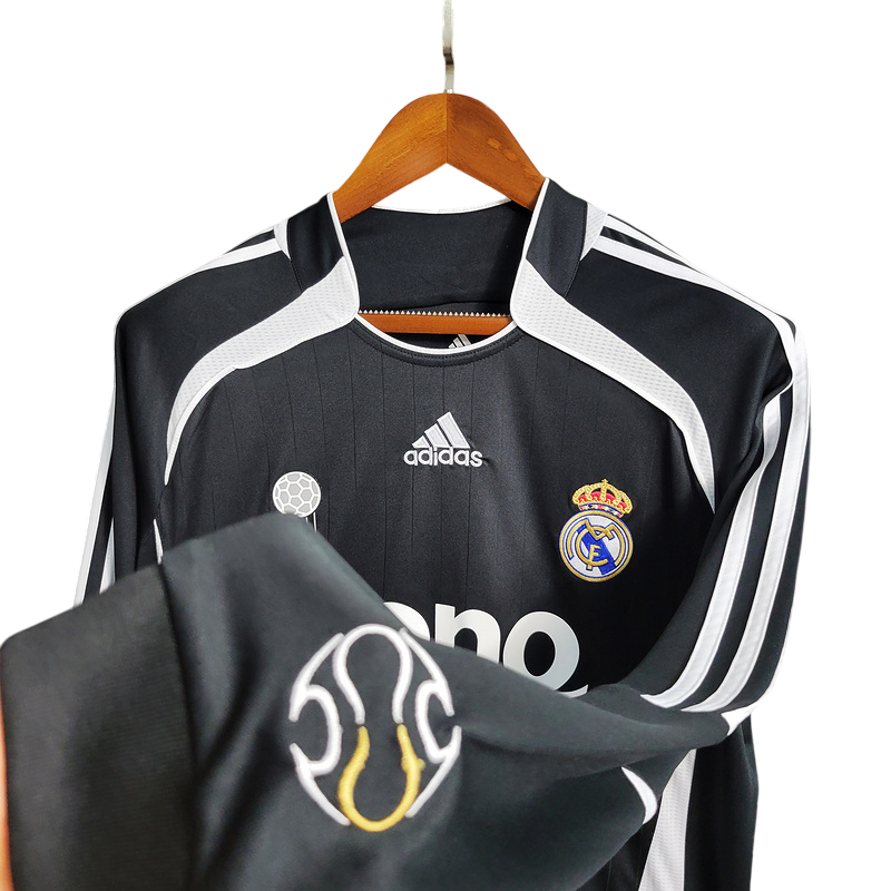 Camiseta Real Madrid 2006/07 – Segunda Equipación Manga Larga