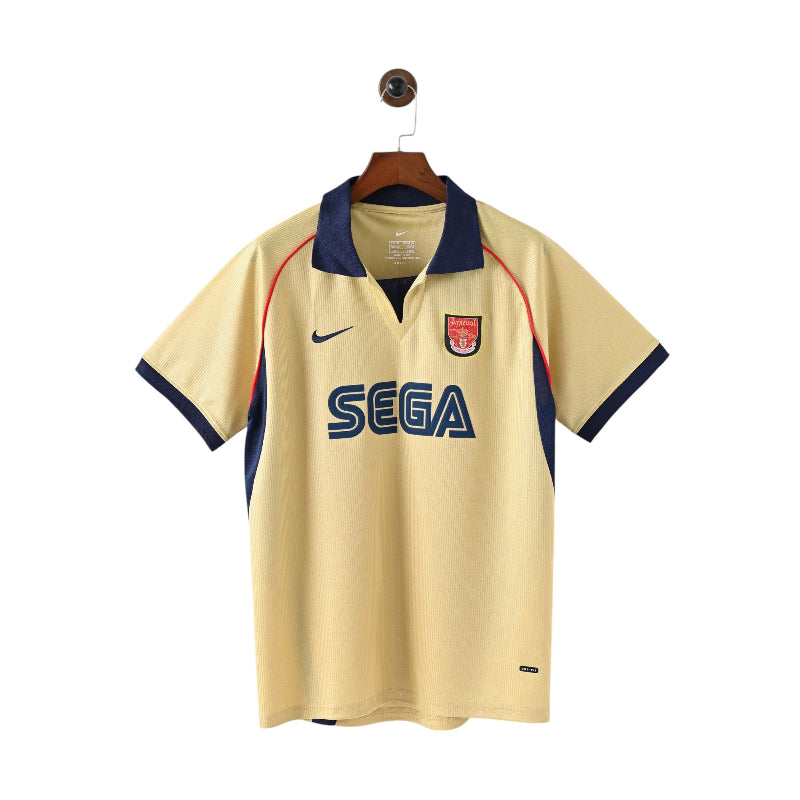 Camiseta Arsenal retro 2001-2002 segunda equipación