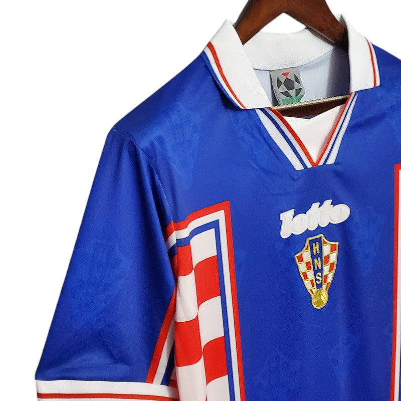 Camiseta Croacia retro 1998 segunda equipación
