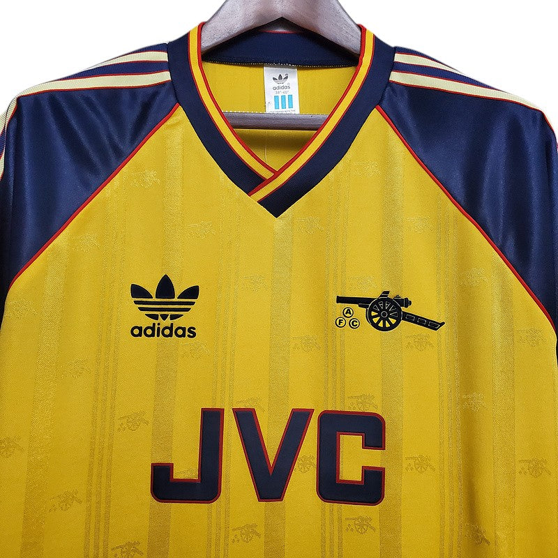 Camiseta Arsenal retro 1988-1989 segunda equipación