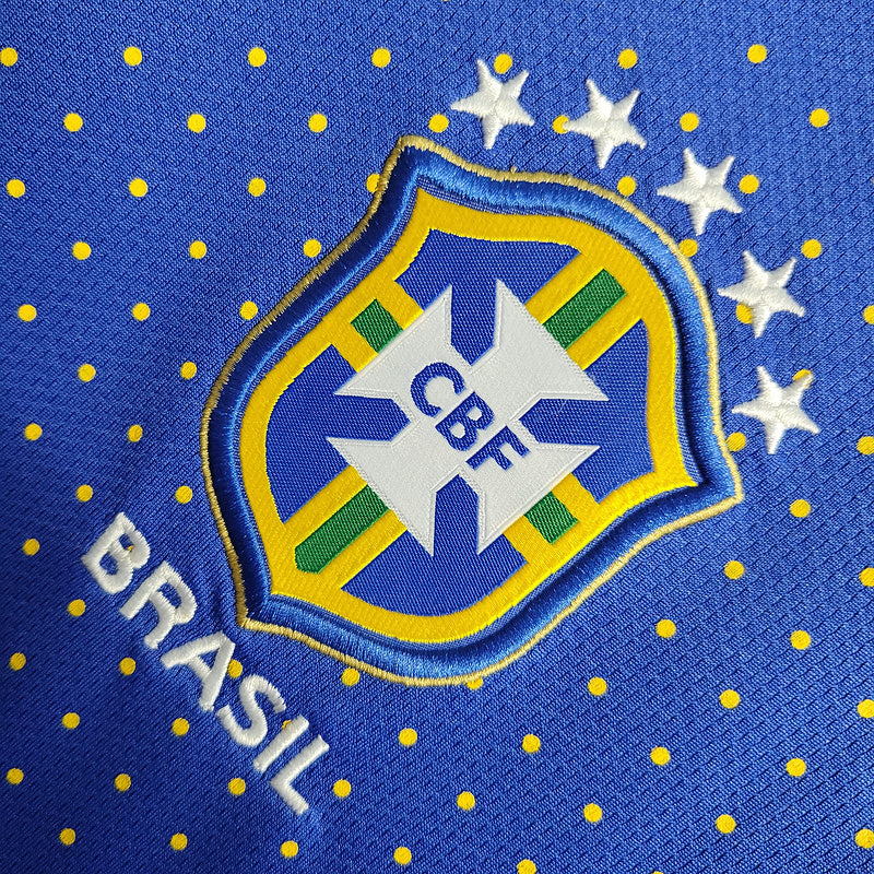 Camiseta Brasil retro 2010 segunda equipación