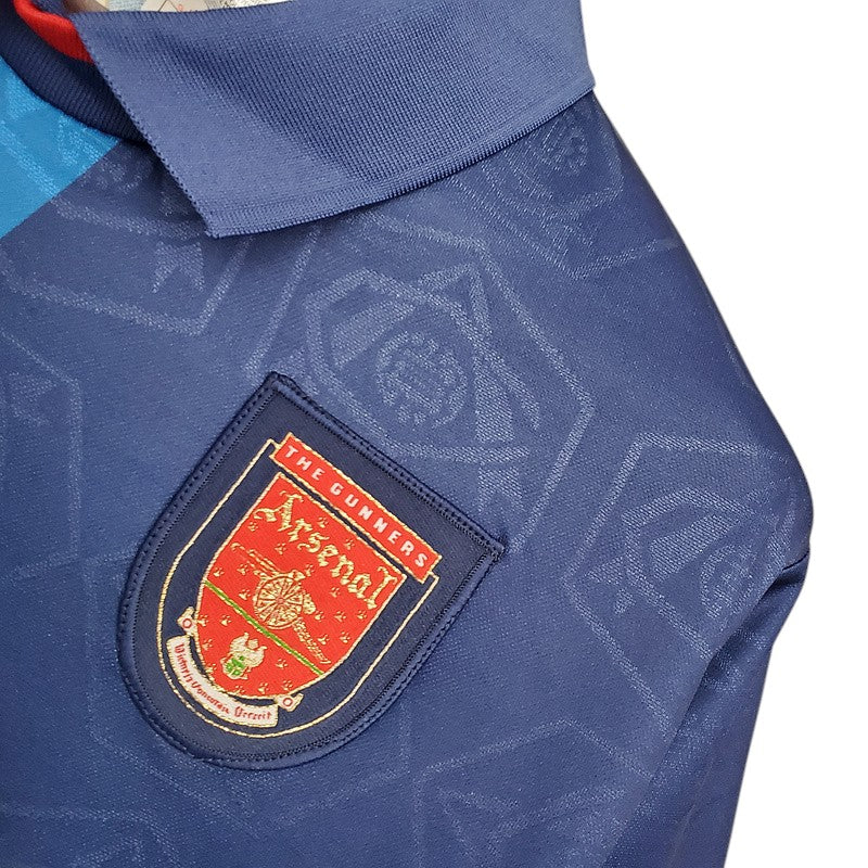Camiseta Arsenal retro 1995-1996 segunda equipación