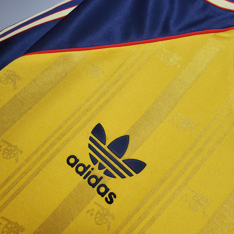 Camiseta Arsenal retro 1988-1989 segunda equipación