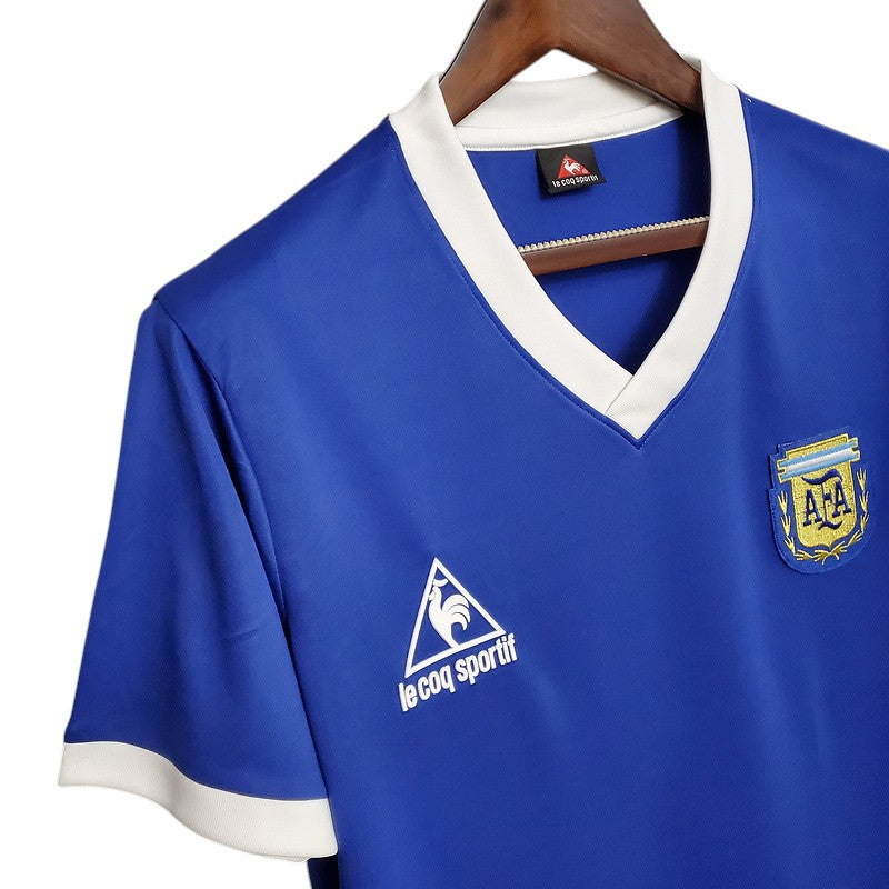 Camiseta Argentina retro 1986 segunda equipación