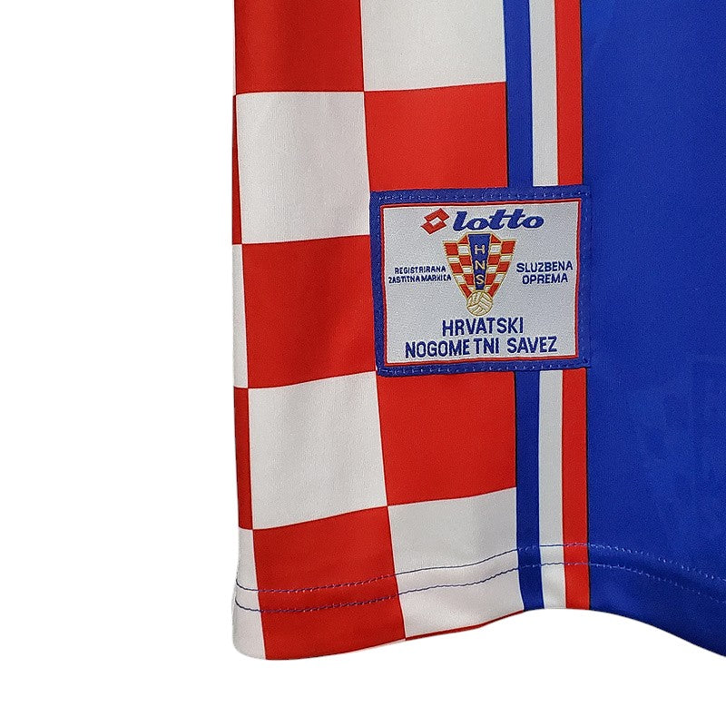 Camiseta Croacia retro 1998 segunda equipación