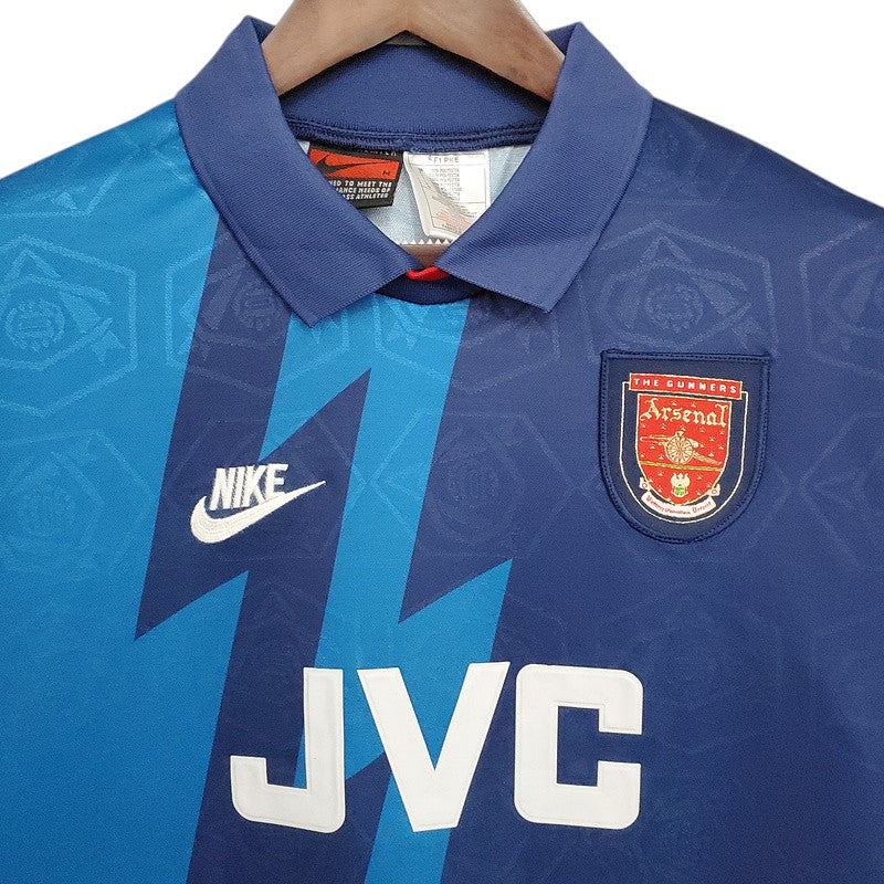 Camiseta Arsenal retro 1995-1996 segunda equipación