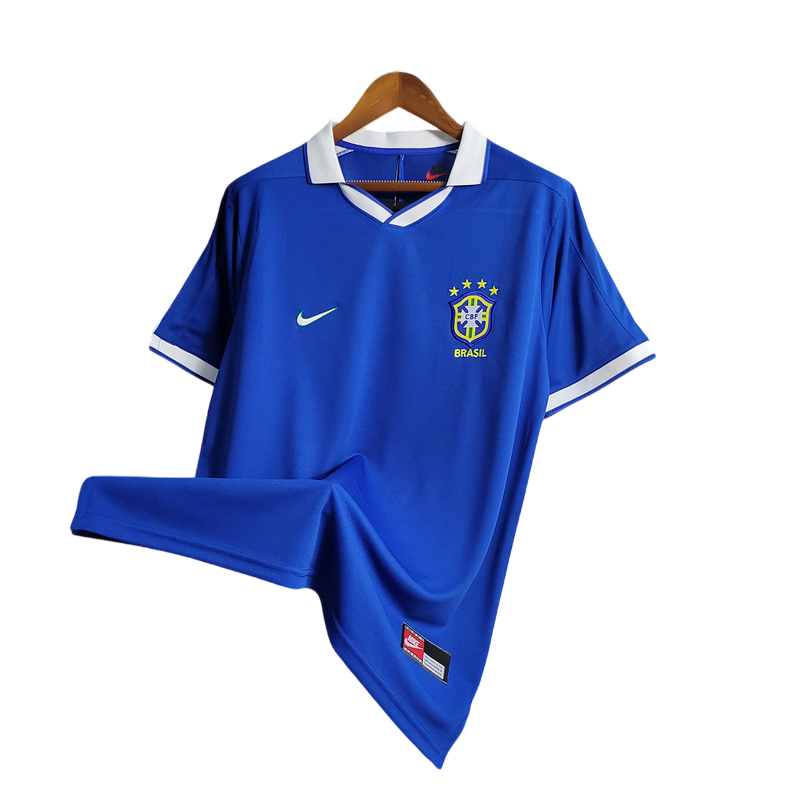 Camiseta Brasil retro 1997 segunda equipación