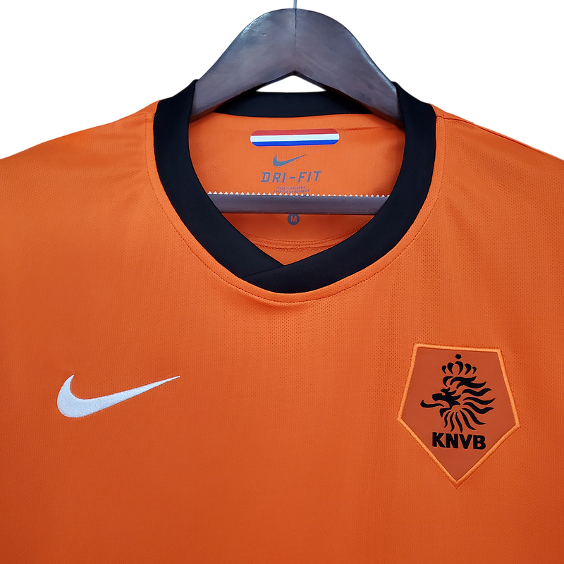 Camiseta Países Bajos retro 2010