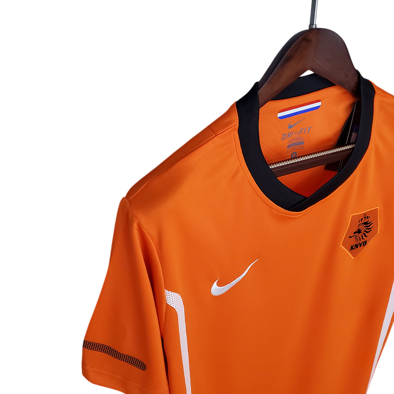 Camiseta Países Bajos retro 2010