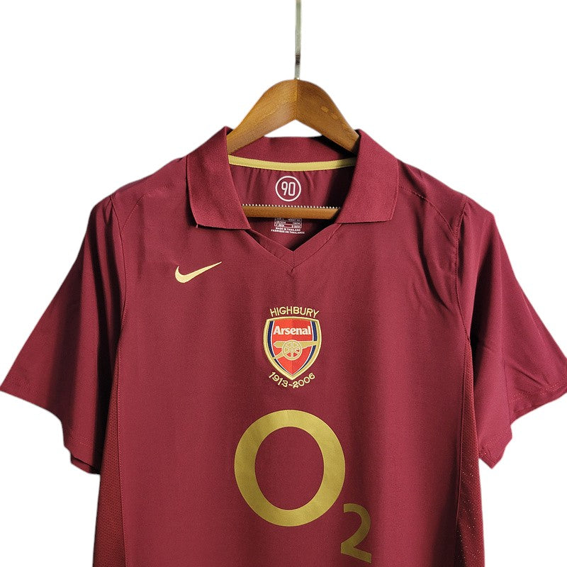 Camiseta Arsenal retro 2005-2006