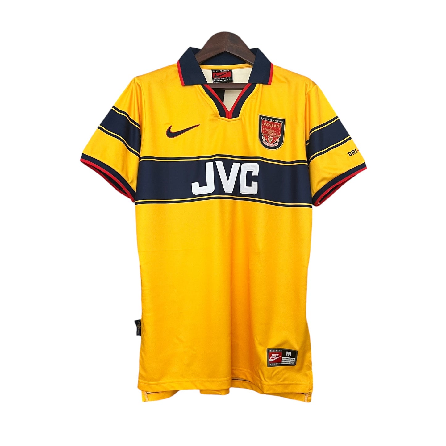 Camiseta Arsenal retro 1997-1999 segunda equipación