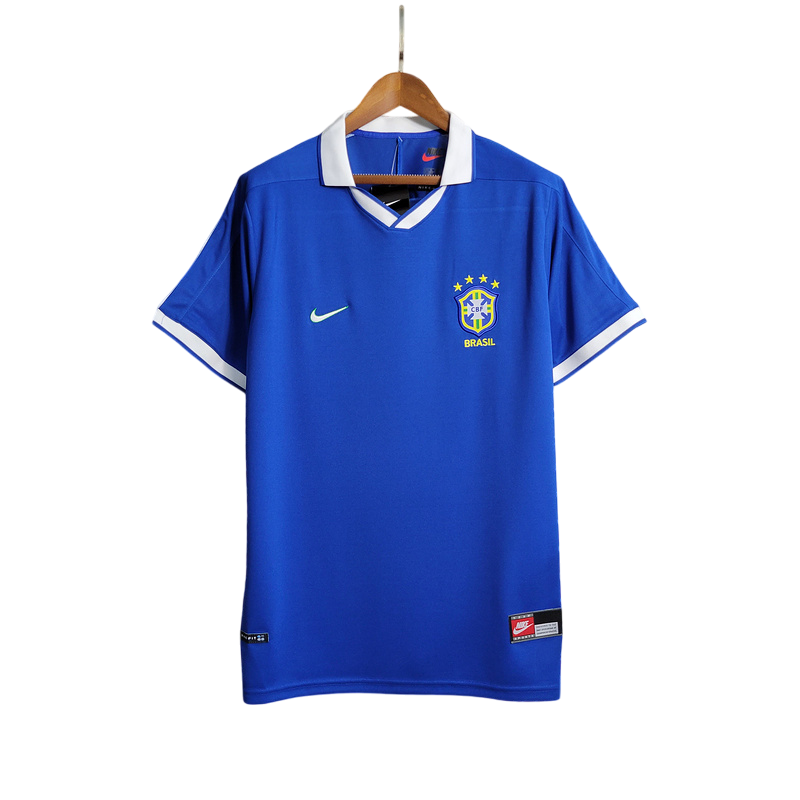 Camiseta Brasil retro 1997 segunda equipación
