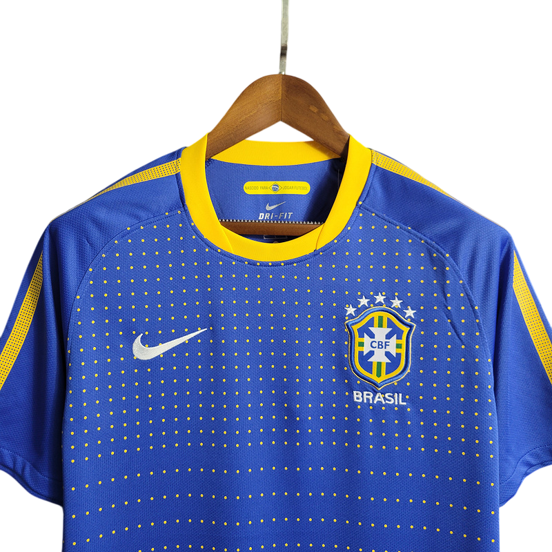 Camiseta Brasil retro 2010 segunda equipación