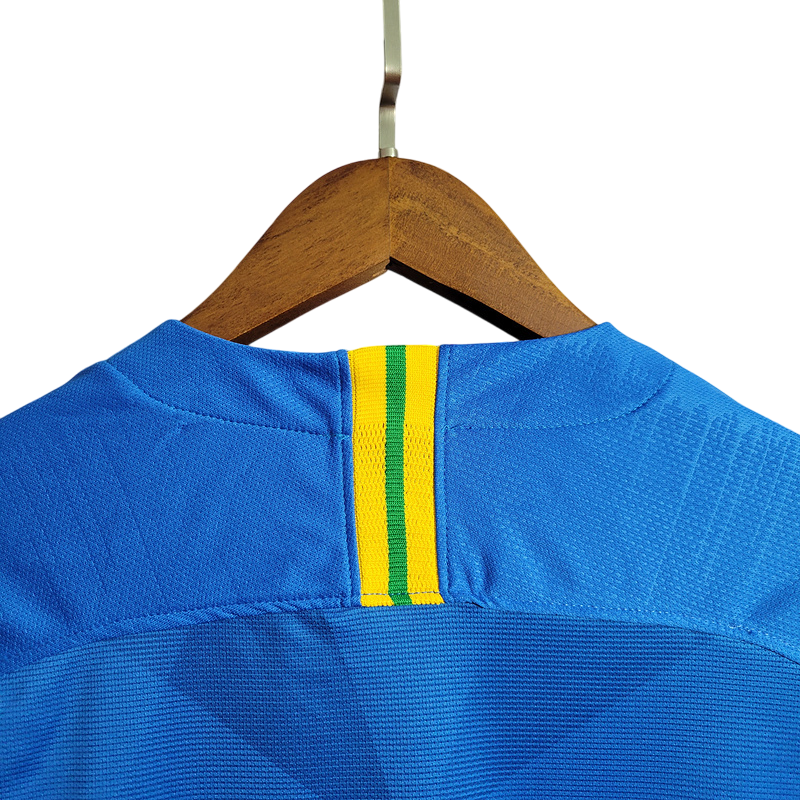 Camiseta Brasil retro 2018 segunda equipación