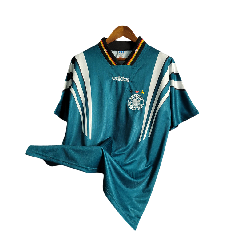 Camiseta Alemania retro 1996 segunda equipación