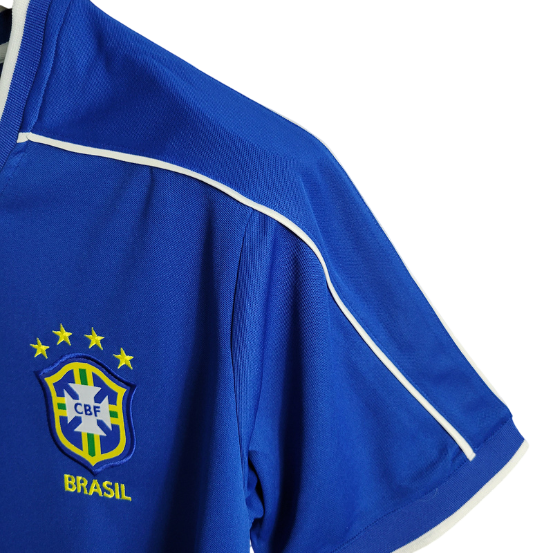 Camiseta Brasil retro 1998 segunda equipación