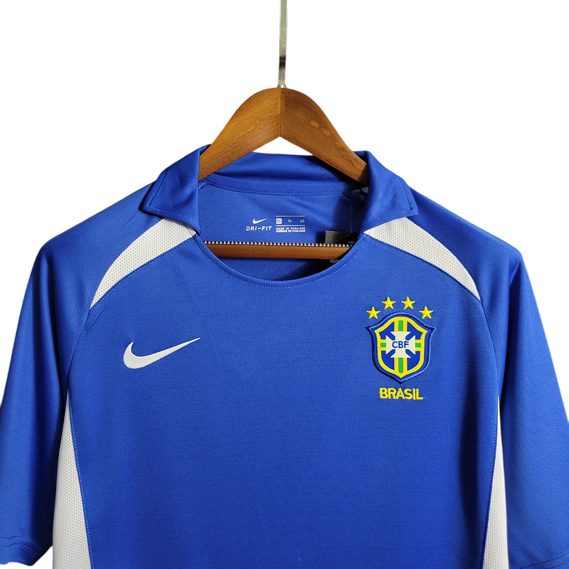 Camiseta Brasil retro 2002 segunda equipación
