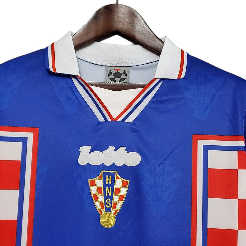 Camiseta Croacia retro 1998 segunda equipación