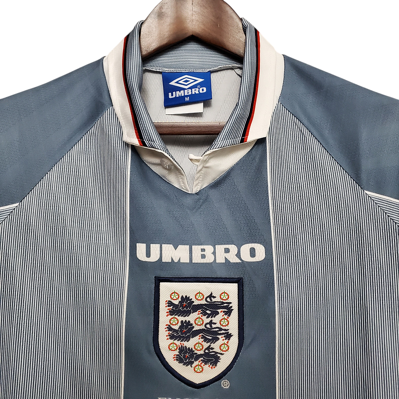 Camiseta Inglaterra retro 1996 segunda equipación
