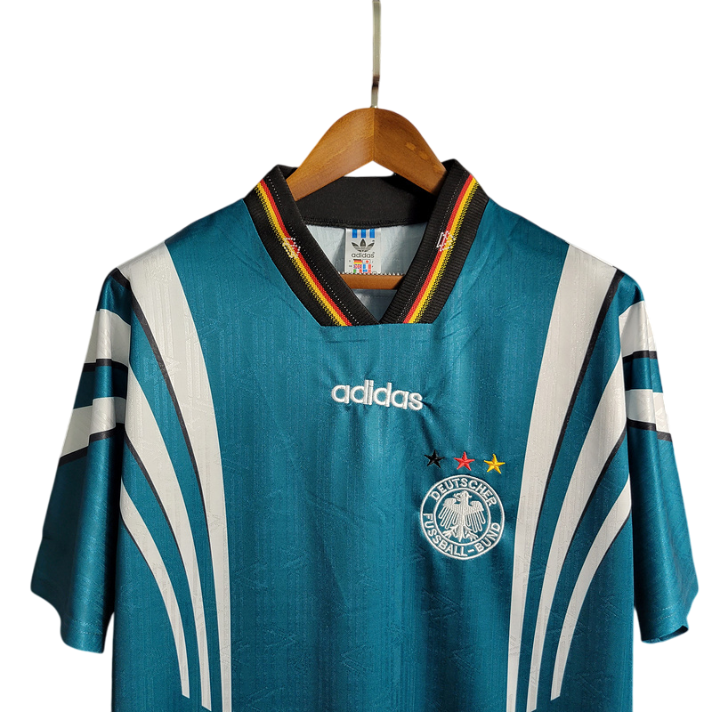 Camiseta Alemania retro 1996 segunda equipación
