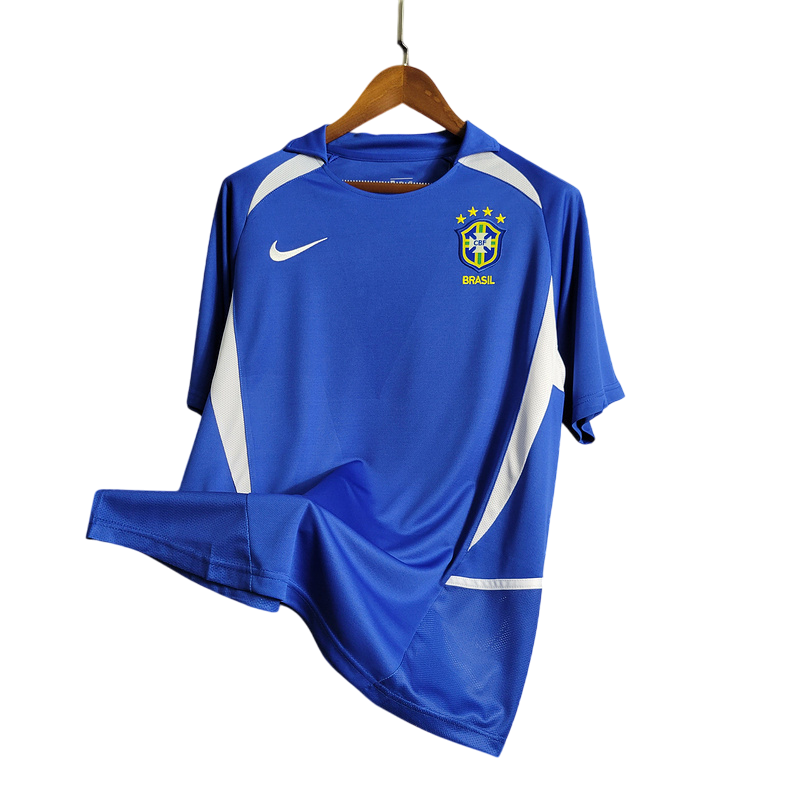 Camiseta Brasil retro 2002 segunda equipación