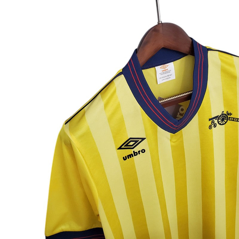 Camiseta Arsenal retro 1983-1986 segunda equipación
