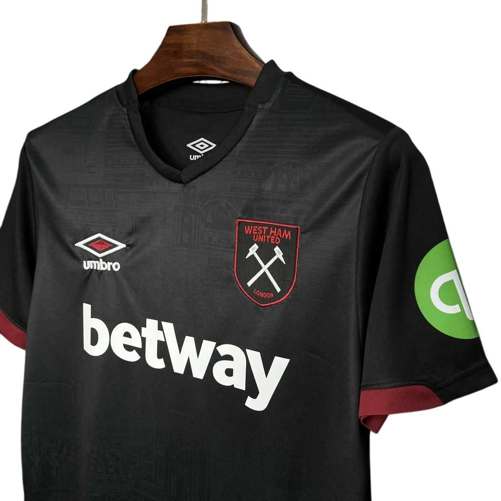 Camiseta West Ham Segunda equipación 24-25