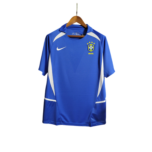 Camiseta Brasil retro 2002 segunda equipación