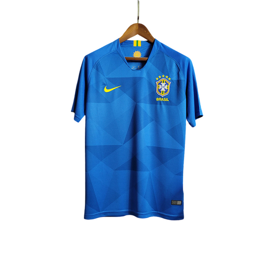 Camiseta Brasil retro 2018 segunda equipación