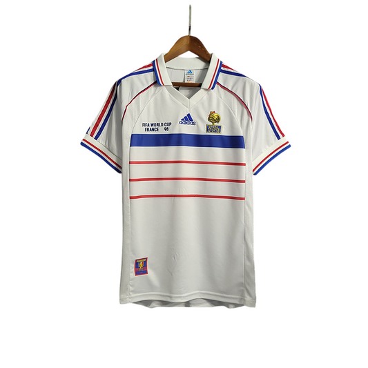 Camiseta Francia retro 1998 segunda equipacion