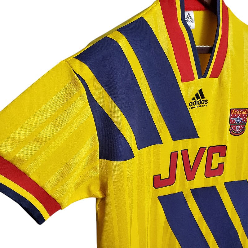 Camiseta Arsenal retro 1993-1994 segunda equipación