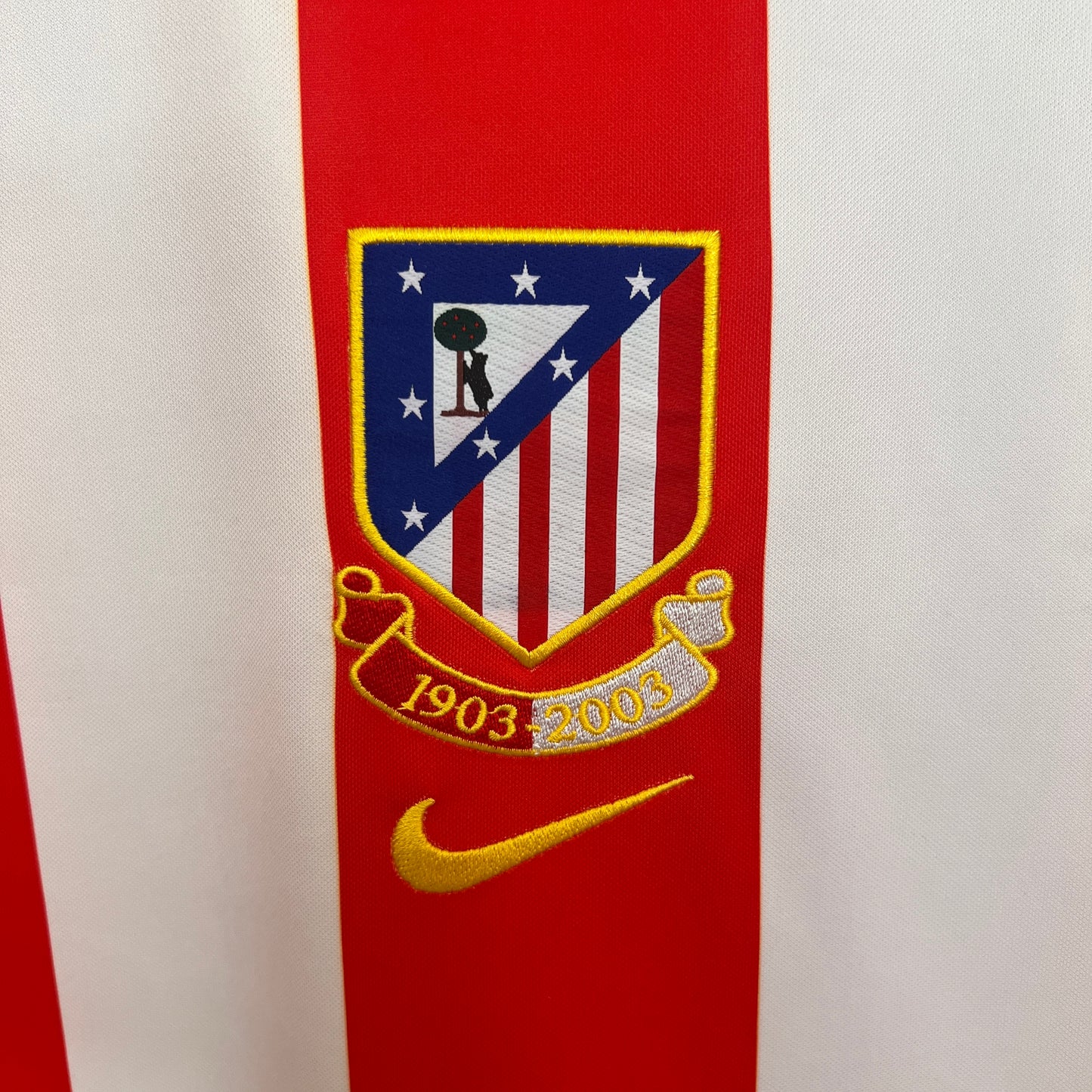 Camiseta Atlético de Madrid Centenario 2003/04