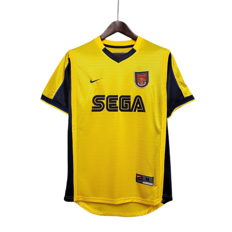 Camiseta Arsenal retro 1999-2000 segunda equipación