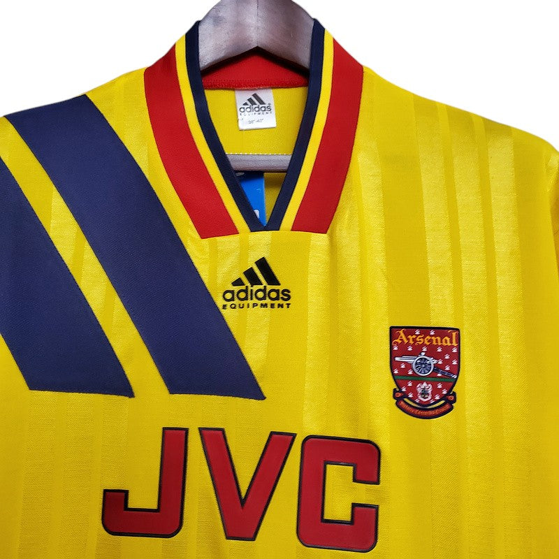 Camiseta Arsenal retro 1993-1994 segunda equipación