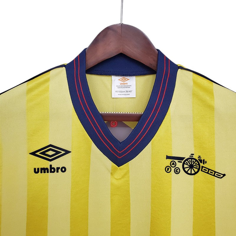 Camiseta Arsenal retro 1983-1986 segunda equipación
