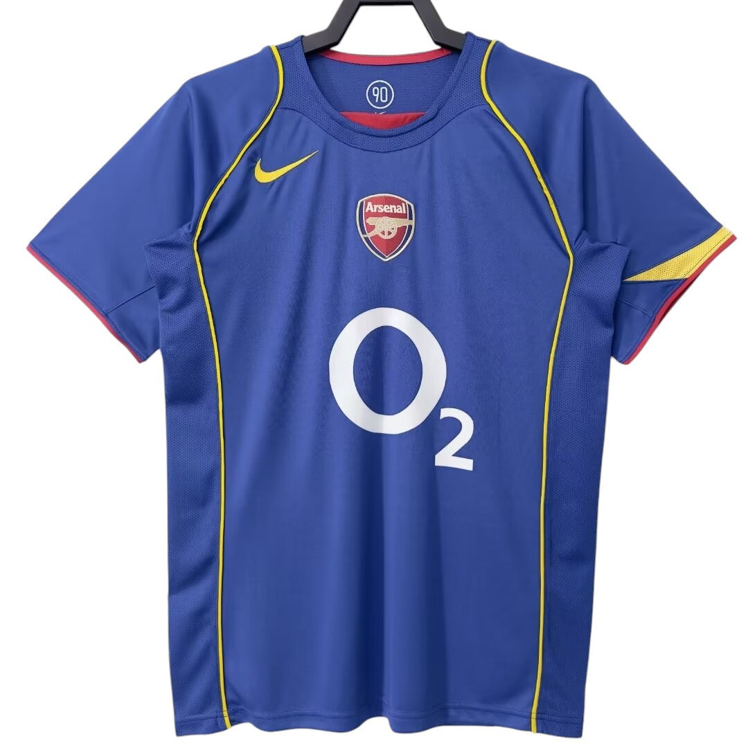 Camiseta Arsenal retro 2004-2005 segunda equipación