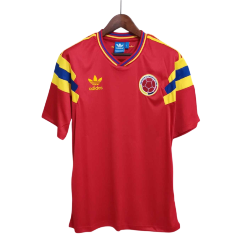 Camiseta Colombia retro 1990 segunda equipación